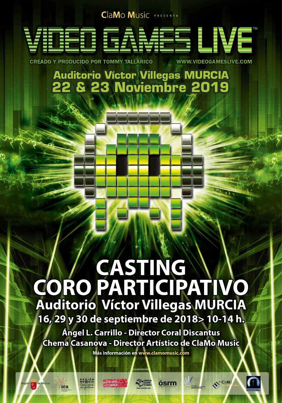 Casting for the Video Games Live Chorus in Murcia