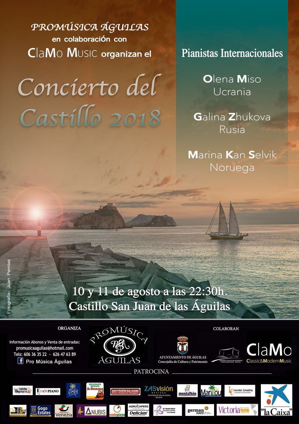 Concert at the Castle 2018 in Águilas Murcia