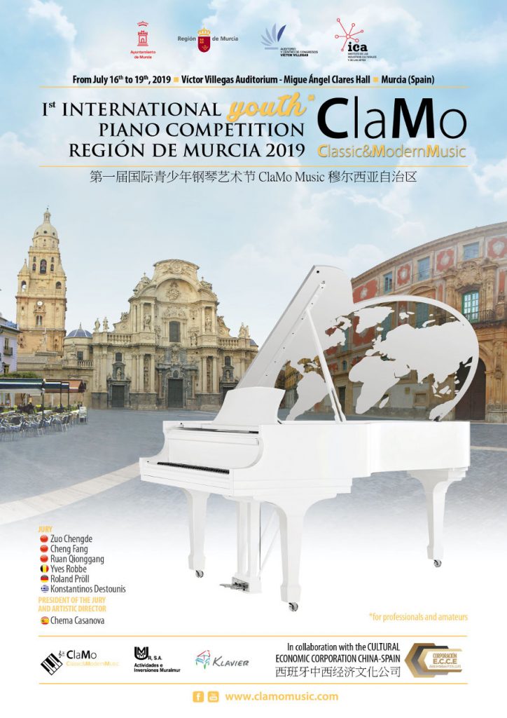 Concurso Internacional de Piano Joven Clamo Music Ingles 2019