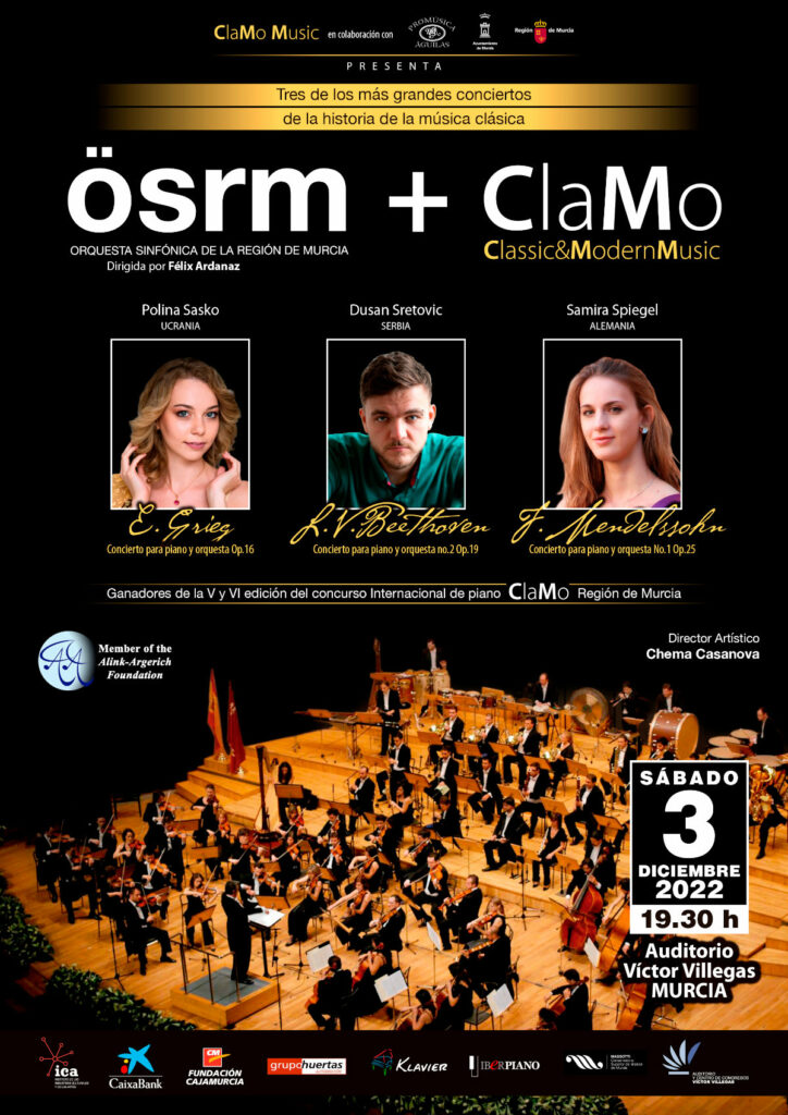Concert of Pianists and Orchestra Clamo Music 2022