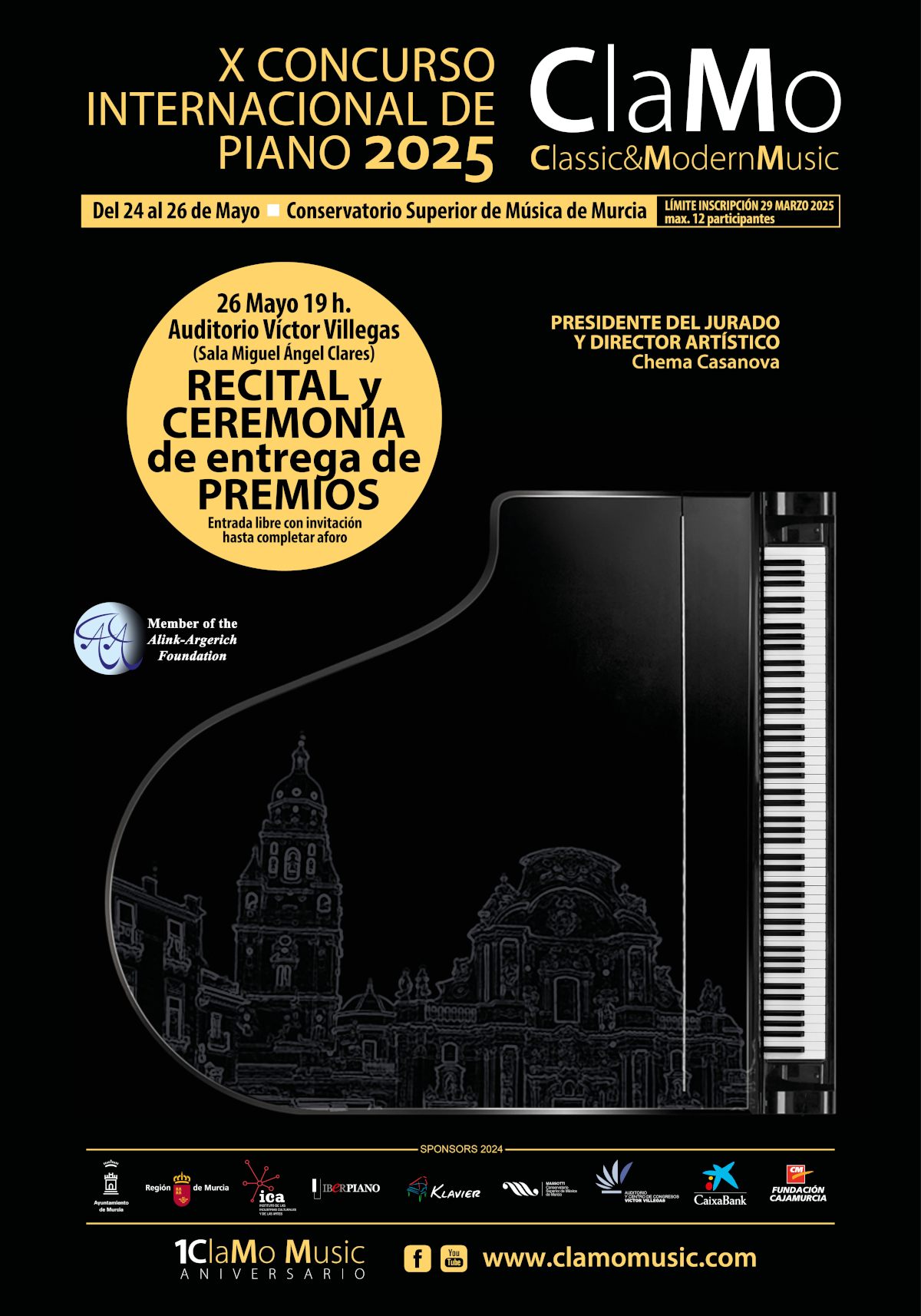 X Clamo Music International Piano Competition - City of Murcia 2025