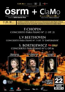 Murcia Region Symphony Orchestra (OSRM) and ClaMo Music Pianists Concert on December 22, 2025